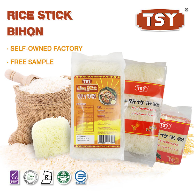 Xinzhu Rice Stick Specifications Especificações do stick de arroz xinzhu