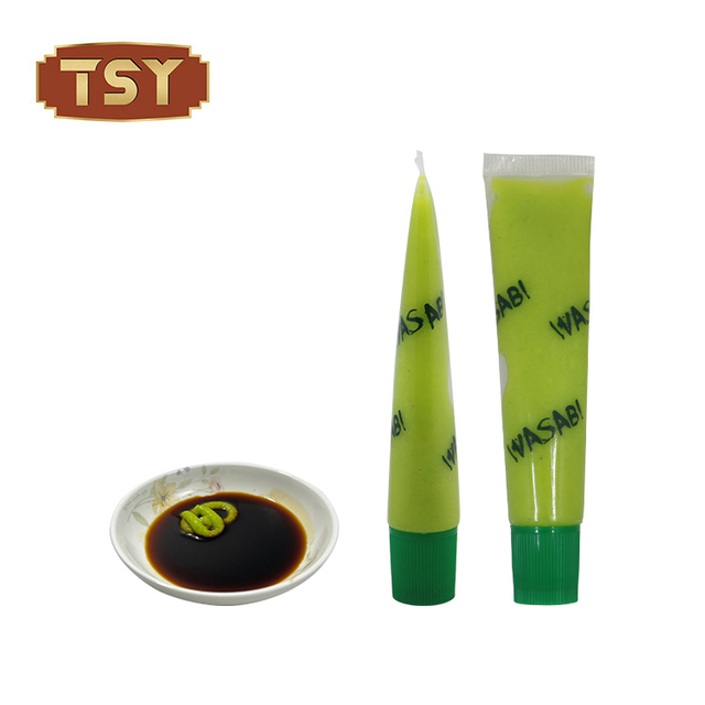 Tubo de 43g de pasta de wasabi verde japonesa para sushi