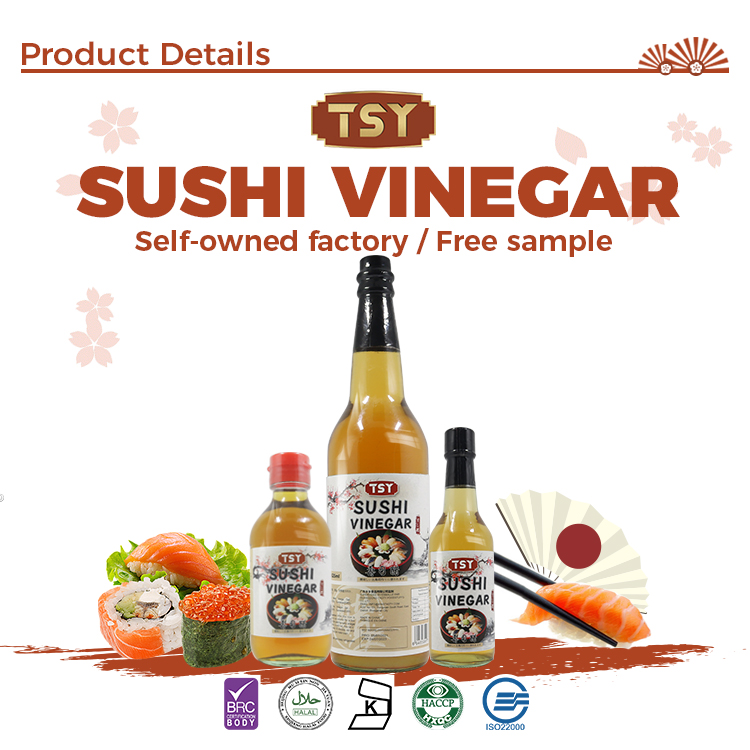 Especifica&ccedil;&otilde;es de vinagre de sushi