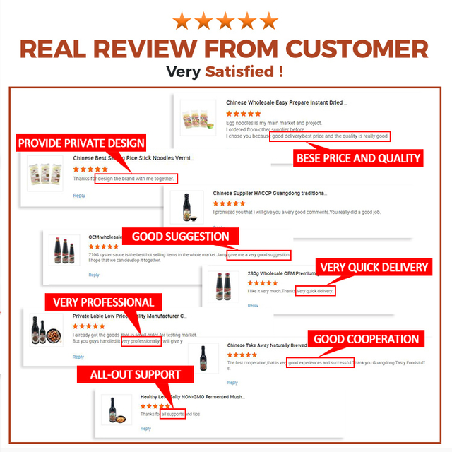 Halal 380g Glass de vidro Grama de alimentos Teases Condiments Molho de vieira