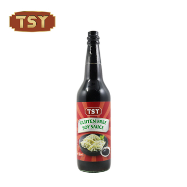 625ml Frívia do tamanho da família Garrafa de vidro embalagem doce não-OGM GLUTEN Free Soy Molhe
