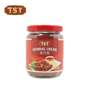 230g Sambal Oelek Picante Saboroso Estilo Indonésio