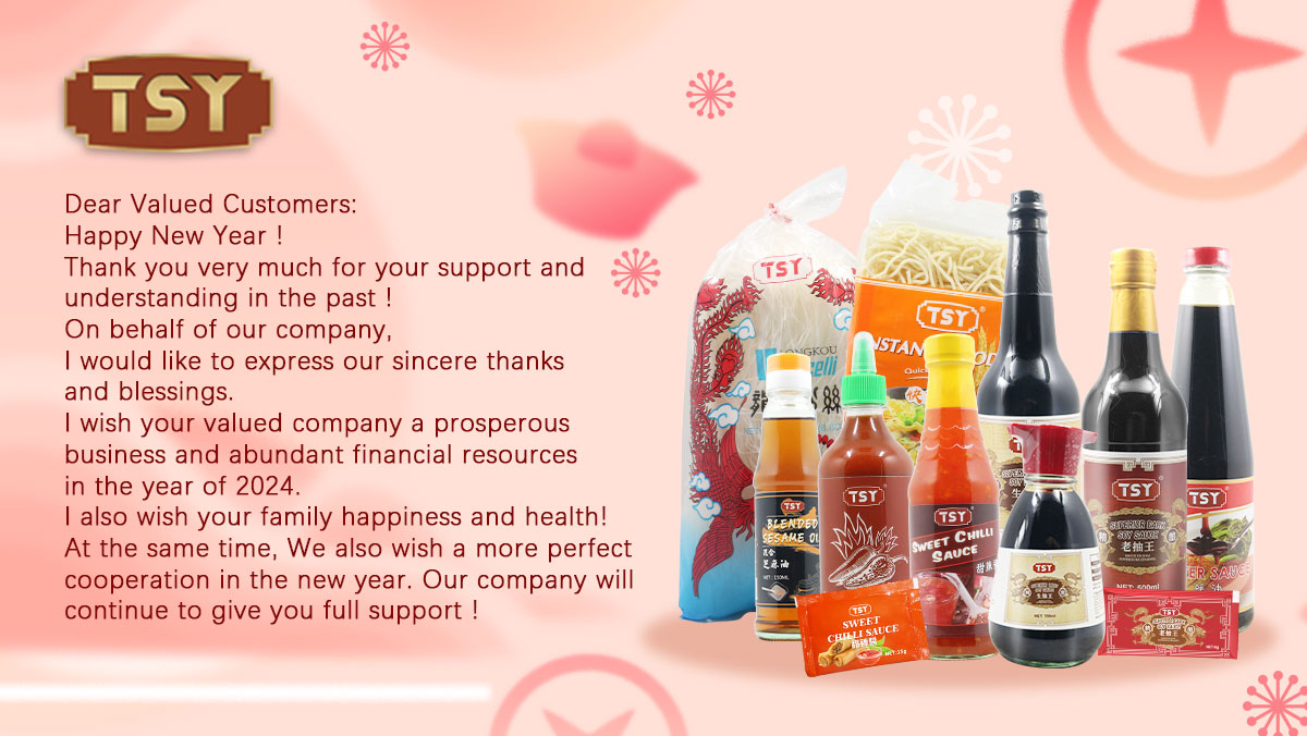 Abra&ccedil;ando um novo come&ccedil;o Dando as boas-vindas ao ano novo com TSY Foods 2