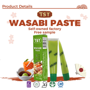 Bolsa portátil por atacado embalando pó de wasabi com sabor de mostarda para restaurante