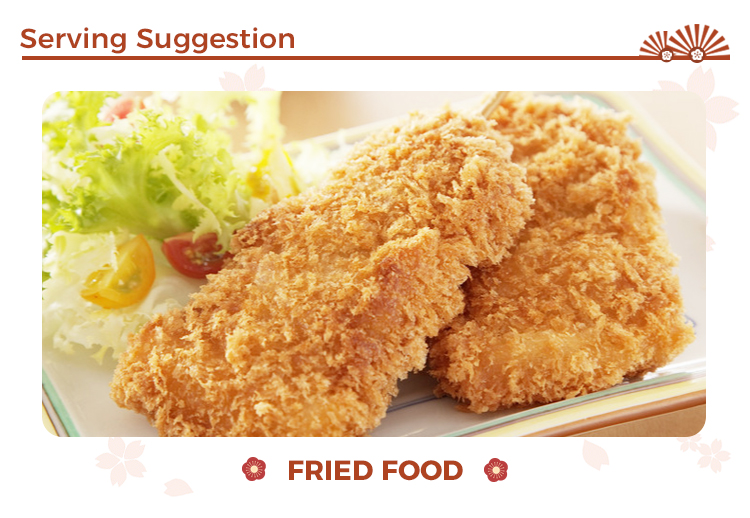 Sugest&atilde;o de servir - migalhas de p&atilde;o