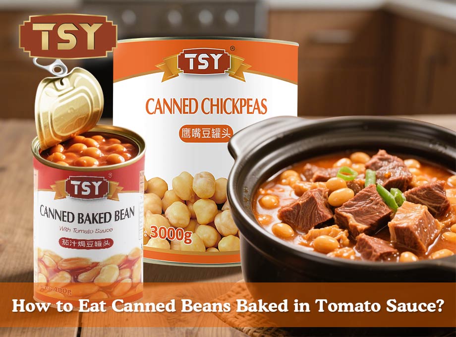 Como comer feijão enlatado assado em molho de tomate