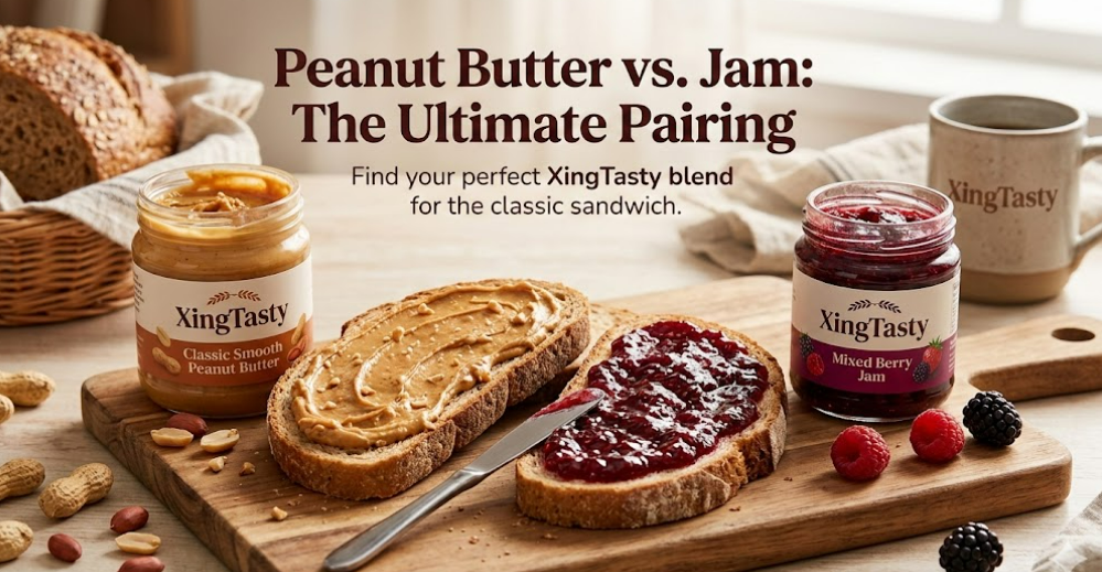 Qual é a diferença entre manteiga de amendoim e geléia