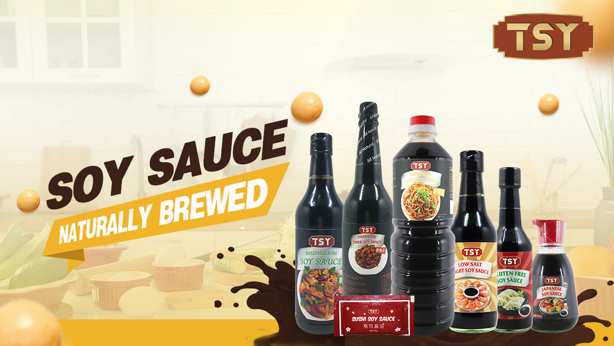 diferentes tipos de molho de soja