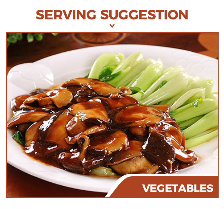 Sugest&atilde;o de Servir - Molho Vegetariano de Ostras