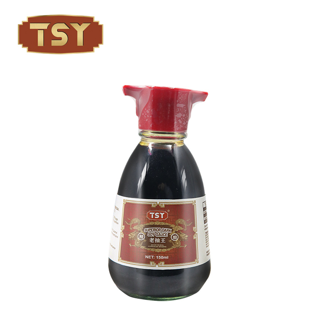 200ml cozinhando umami molho de soja escura para barriga de porco refogada