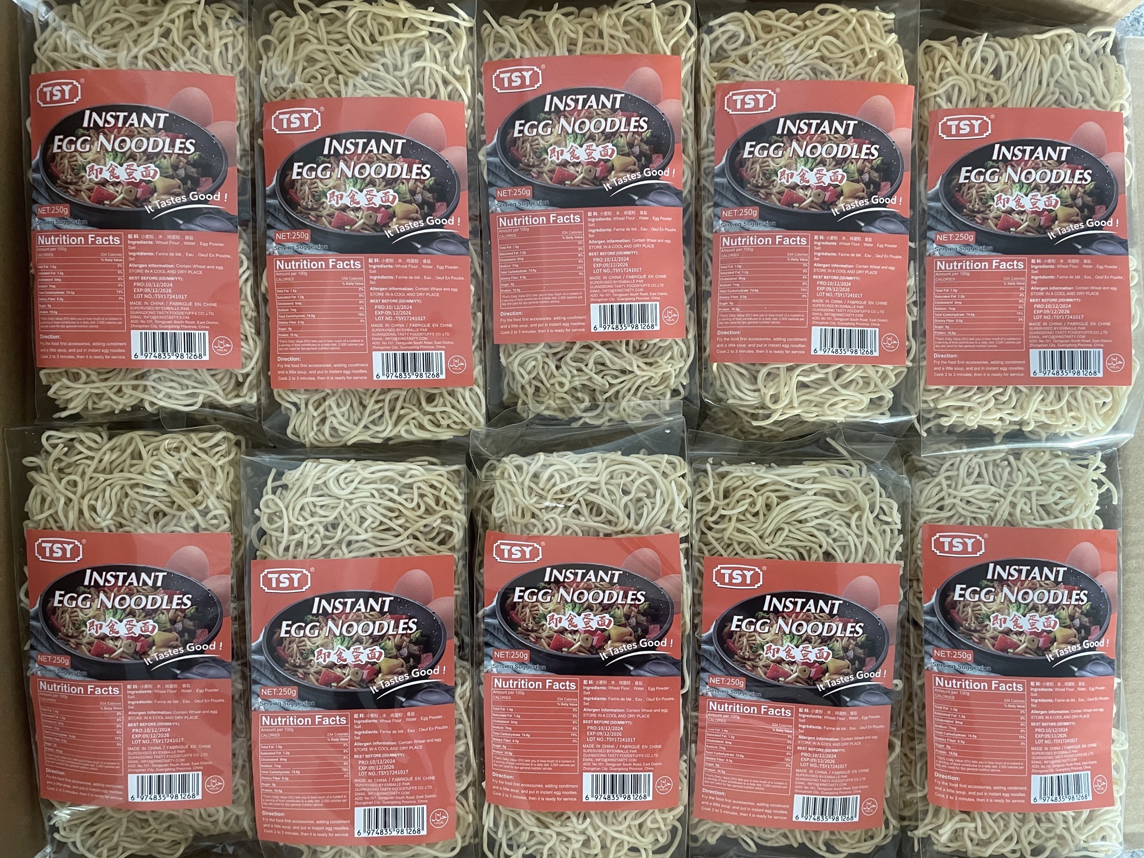 Fabricante de macarrão TSY premium em Guangdong