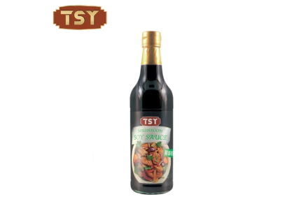 A diferença entre molho de soja com cogumelos e molho de soja light