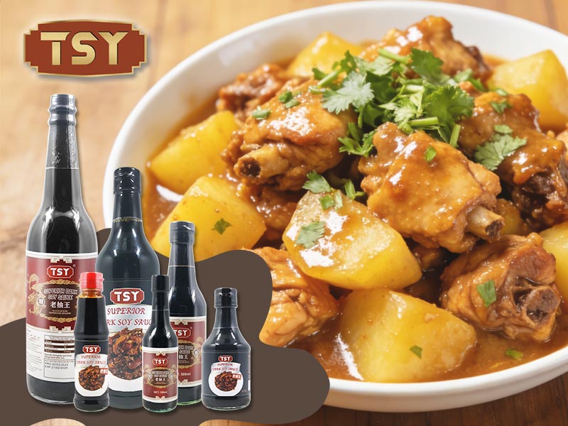 Frango Assado com Molho de Soja Escuro