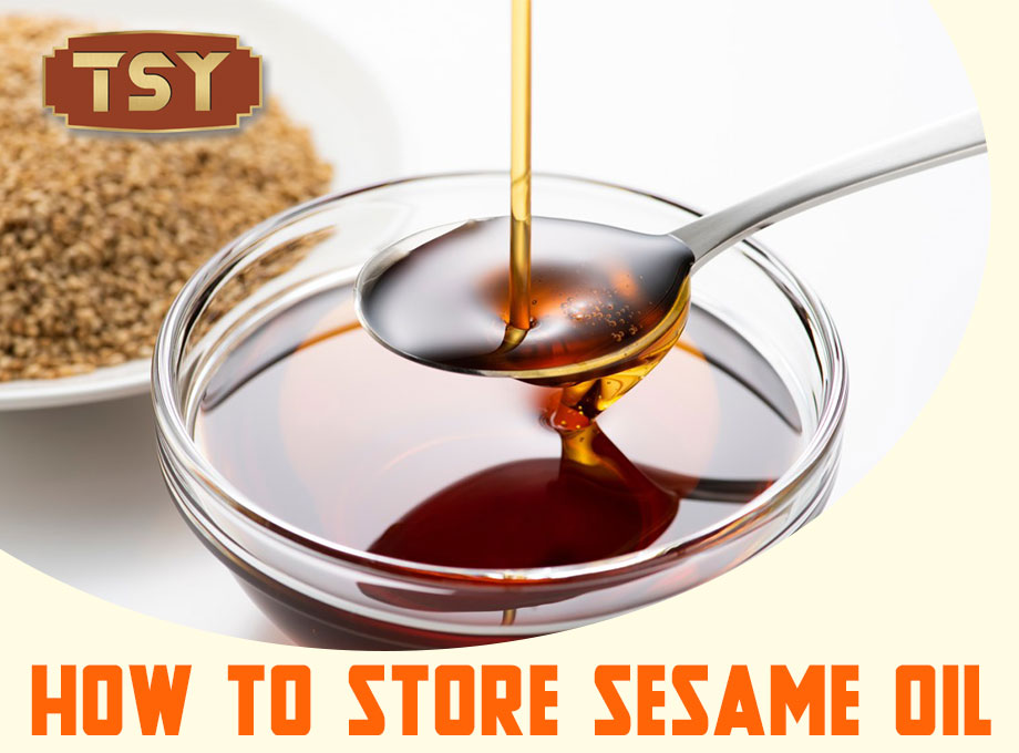 Como armazenar óleo de gergelim