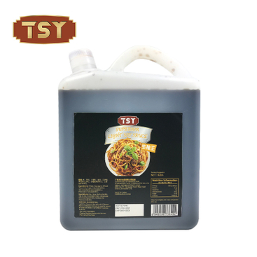 Molho de soja salgado de garrafa de plástico cozido no vapor