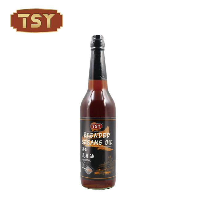 Óleo de semente de gergelim preto puro acessível de tamanho normal para fritar