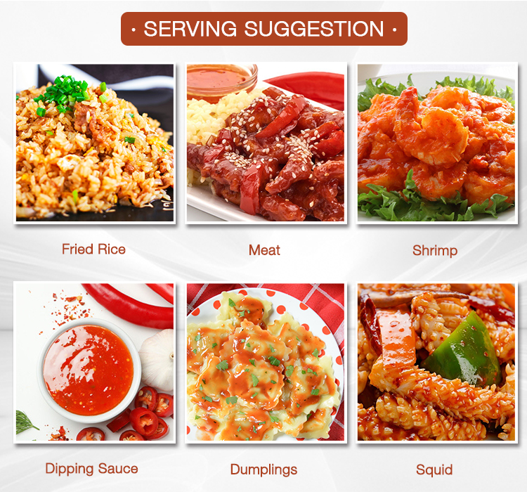 Sugest&atilde;o de servir - molho de pimenta doce 