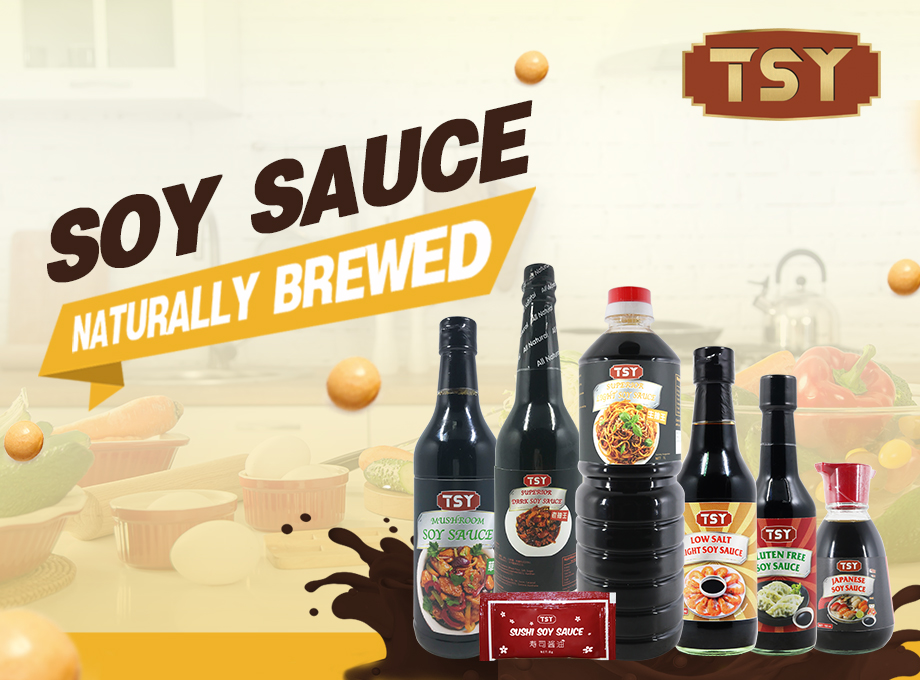 quais são os diferentes tipos de molho de soja