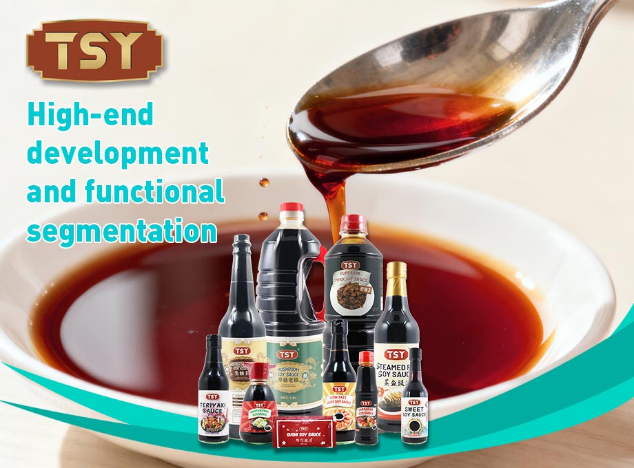 Desenvolvimento de ponta e segmentação funcional de molho de soja: uma atualização dos condimentos para o estilo de vida